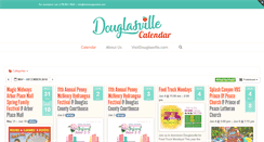 Desktop Screenshot of douglasvillecalendar.com